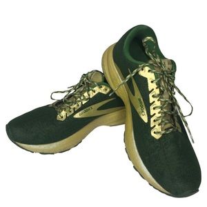 Brooks Launch 7 Green Gold Running Shoes Womens Size 10.5